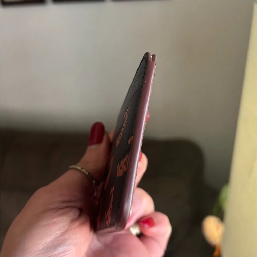 Authentic COACHTOPIA Leather Caterpillar shoulder magnetic closure hobo/card set - Picture 8 of 17